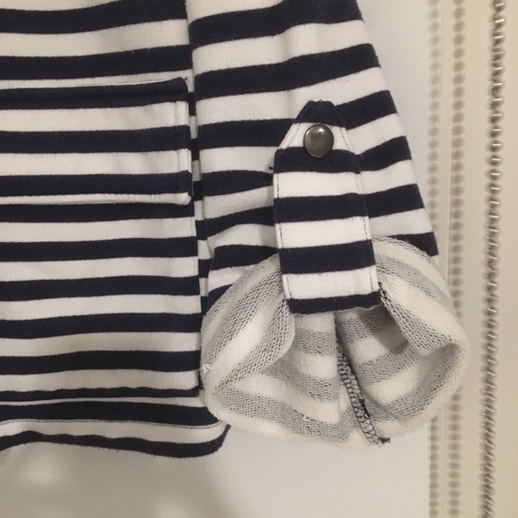 Liz Claiborne Jacket/Navy Blue and white - Picture 4 of 6